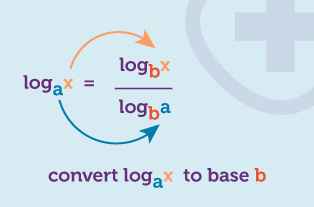 Worked example for converting logarithms