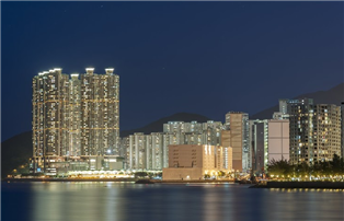 city scape image in Hong Kong